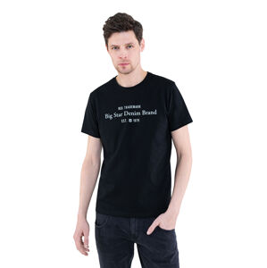 Big Star T-shirt_ss T-shirt 151979 Black Knitted-906 M