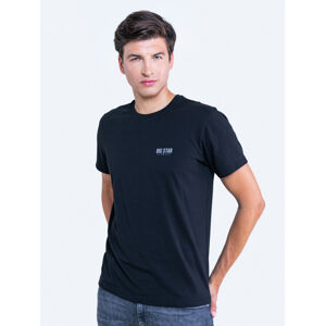 Big Star T-shirt_ss T-shirt 152066 Black Knitted-906 S