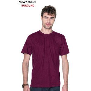 Pánské tričko T-shirt Heavy Slim 21174 - PROMOSTARS vínový L