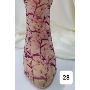 Ponožky se vzorovaným potiskem 28 Béžová UNI