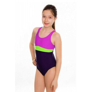 Dětské plavky Aqua-speed Emily růžovo-fialové 140 cm