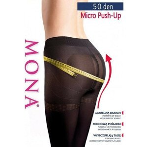 Punčochové kalhoty Micro Push-Up 50 den - Mona černá 4-L