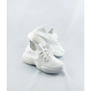 Bílé dámské sportovní boty (JY21-3) bílá jedna velikost