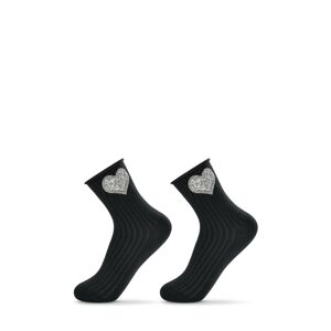 Dámské ponožky Be Snazzy SK-36 s ozdobami 36-41 černá 36-41