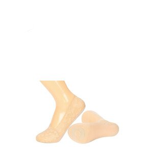 Dámské ponožky baleríny Be Snazzy ST-38 Srdíčka béžová 36-41