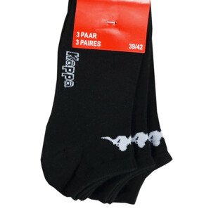 Pánské ponožky 3-pack KAPPA černá 39-42