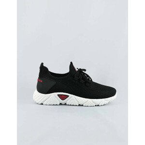 Lehké černé dámské sportovní boty (BLX-003) červená jedna velikost