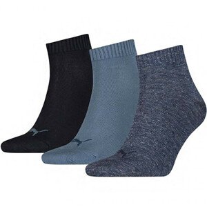 Unisex ponožky Puma Quarter Plain 3 páry 271080001 460 43-46
