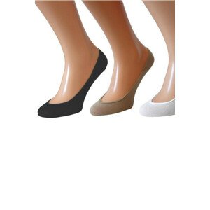 Bavlněné dámské ponožky ťapky WOMEN G nero 35-37