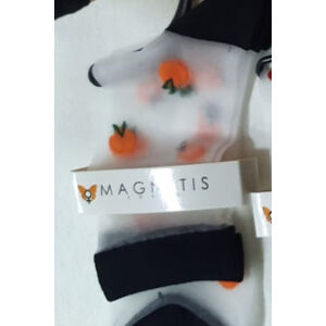Ponožky s aplikací - pomeranč NERO UNI