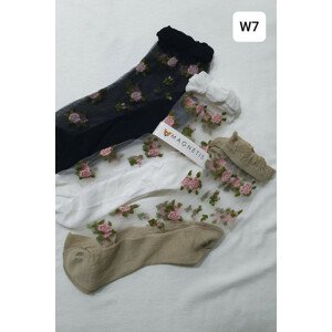 Ponožky s aplikací MAGNETIS WZ7 béžová UNI