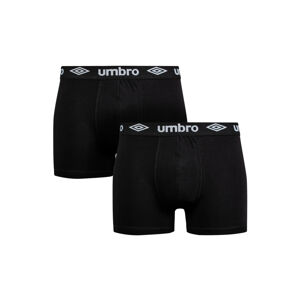 Pánské boxerky Umbro UMUM0241 černá/černá m