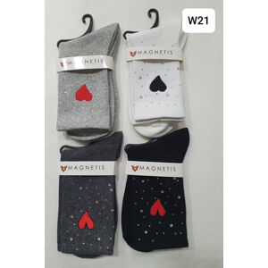 Ponožky s aplikací MAGNETIS WZ21 nero UNI
