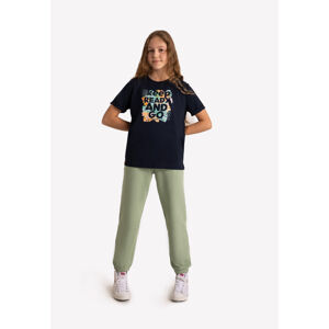 Volcano Regular T-Shirt T-Ready Junior G02474-S22 Námořnická modrá 134/140