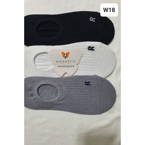 Ponožky ťapky s aplikací MAGNETIS WZ18 BIANCO UNI
