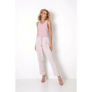 Dámské pyžamo Aruelle Vanessa Long sz/r XS-XL světle fialovo-růžová M