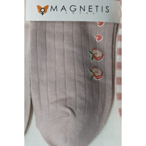 Ponožky s aplikací MAGNETIS WZ2-02 rosa UNI