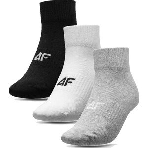 Pánské ponožky 4F H4L22-SOM302 šedé_bílé_černé