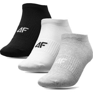 Pánské ponožky 4F H4L22-SOM301 šedé_bílé_černé Šedá 39-42