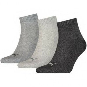 Unisex ponožky Puma Quarter Plain 3 páry 271080001 800 43-46