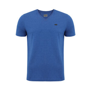 Pánské tričko GASTON modrá melanž XL