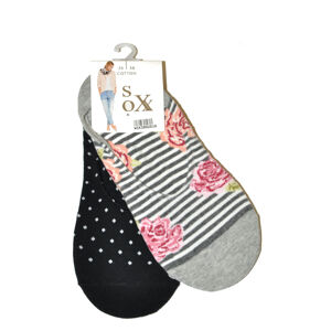 Ponožky - ťapky WiK 39920 Cotton Sox A'2 černá a bílá 35-38