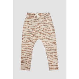 Kalhoty Minikid PJ05 Caramel/Pattern Zebra 122/128