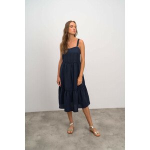 Vamp - Pohodlné dámké šaty CREAM XL 16512 - Vamp