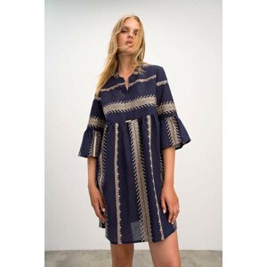 Vamp - Elegantní dámské šaty 16500 - Vamp modré moře l