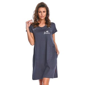 Těhotenská noční košile Dn-nightwear TCB.9992 grafit l
