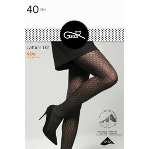 Dámské punčochové kalhoty Lattice 02 - Gatta 3-M černá