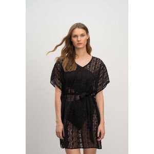 Vamp - Stylové plážové šaty BLACK XL 16543 - Vamp