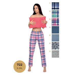 Dámské pyžamové kalhoty 722 MIX 2XL