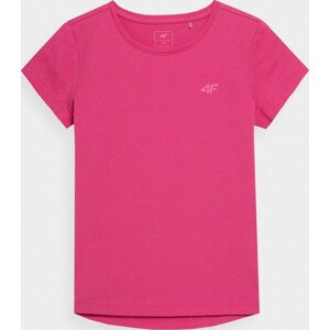 Dětské tričko 4F HJL22-JTSD001 růžové Růžová 164