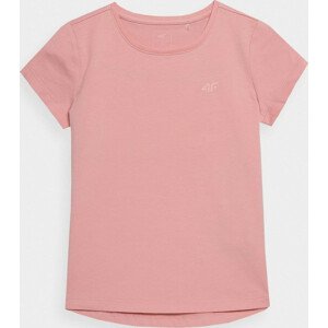 Dětské tričko 4F HJL22-JTSD001 světle růžové Růžová 140