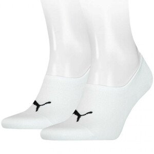 Unisex ponožky Footie 2Pack High Cut 907981 02 bílá - Puma  43-46