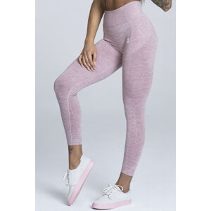 Gym Glamour Legíny Bezešvé Pink Melange XS