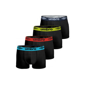 Pánské boxerky Umum 0170 Hipster - Umbro M černá s modrou