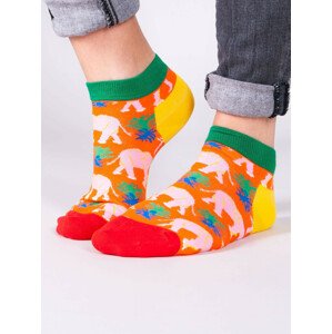 Yoclub Kotníkové vtipné bavlněné ponožky Vzory Barvy SKS-0086U-A300 Vícebarevné 27-30