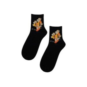 Dámské vzorované ponožky WOMAN rosé 39/41