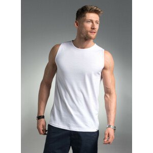 Pánské tričko bez rukávů 21340 - PROMOSTARS M bílá