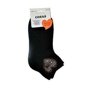 Dámské ponožky Cosas DMP 5-16 Love černá 35-38