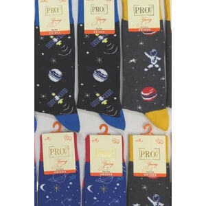 Vzorované ponožky 11016 směs barev 39-44