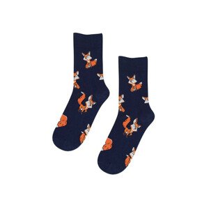 Vzorované pánské ponožky PERFECT MAN-CASUAL korál 42-44