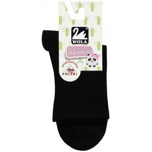 Dámské ponožky Wola Comfort Woman Bamboo W84.028 černá/černá 36-38