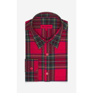 Košile Wólczanka WOCLAYTONSAW97LB0980 Červená barva XL