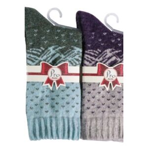 Ponožky s vlnou 25018 směs barev 36-40