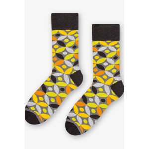 Pánské ponožky MORE 051 GRAFIT/PLAMENY 43-46