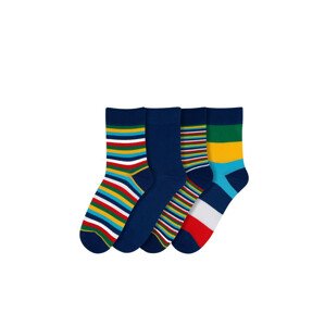 Unisex ponožky Wola W04.246 Mixuj A'2 Námořnictvo 43-46