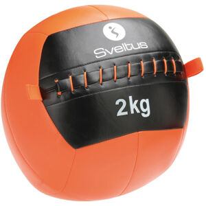 Cvičební pomůcky Wall Ball 2 kg  - Sveltus 2 oranžová - černá